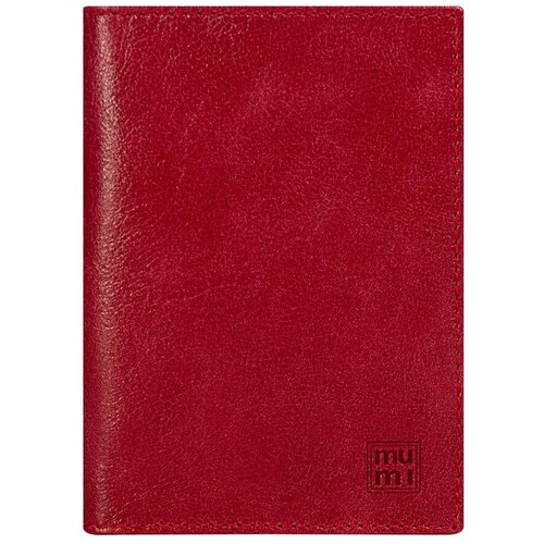 MUMI, красный обложка для паспорта данди вишневый перламутр mumi mumi 160 06