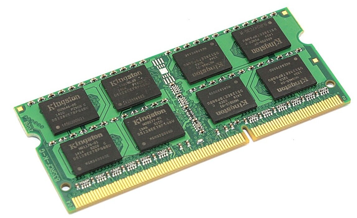 Модуль памяти Kingston SODIMM DDR3, 8ГБ, 1600МГц, 1.5В, 204PIN, PC3-12800