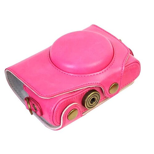 фото Защитный чехол-футляр mypads tc-1603 для фотоаппарата canon powershot g15 противоударный усиленный легкий из качественной кожи