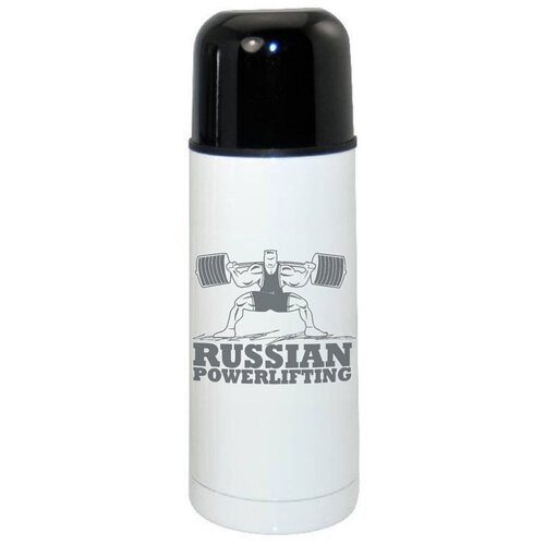 Термос CoolPodarok Russian powerlifting Русский пауэрлифтинг