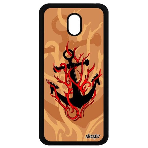 фото Защитный чехол на телефон // galaxy j3 2017 // "якорь" матрос канат, utaupia, бежевый