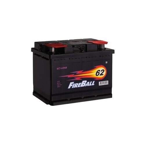 Автомобильный аккумулятор 62 Ач FireBall п/п (530А д*ш*в 24,2*17,5*19 см)