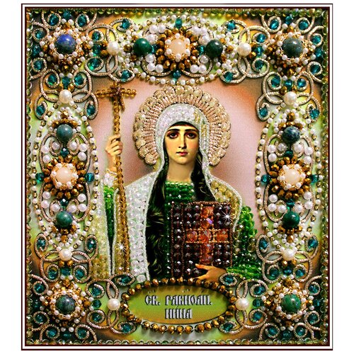 фото Набор для вышивания образа в каменьях 77-и-13 святая нина
