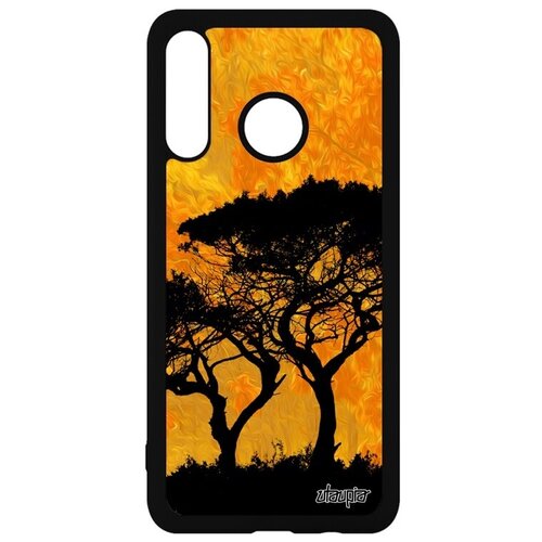 фото Ударопрочный чехол на смартфон // huawei p30 lite // "гренадил" саванна дизайн, utaupia, оранжевый