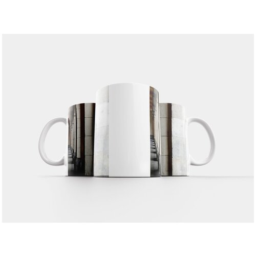 фото Кружка "серые растения, потертый, декоративные" 320 мл lotsprints