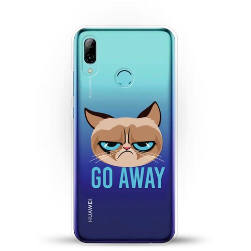 фото Силиконовый чехол grumpy cat на huawei p smart (2019) andy & paul