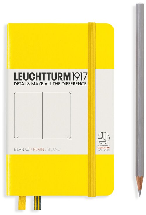 Записная книжка Leuchtturm A6 (нелинованная), лимонная