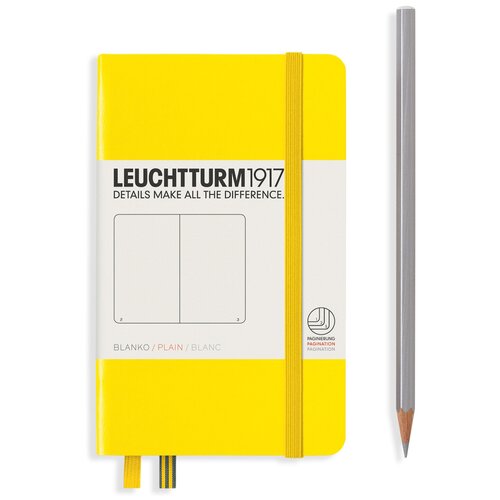 Записная книжка Leuchtturm A6 (нелинованная), лимонная