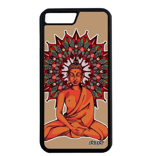 фото Яркий чехол на смартфон // iphone 7 plus // "будда" buddha индия, utaupia, оранжевый