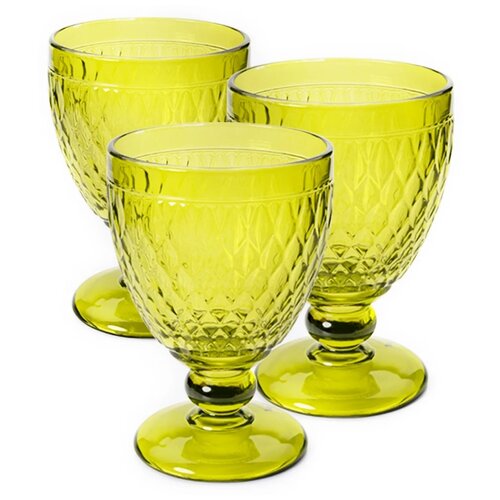 Набор бокалов, стаканов, креманок из цветного стекла APOLLO 