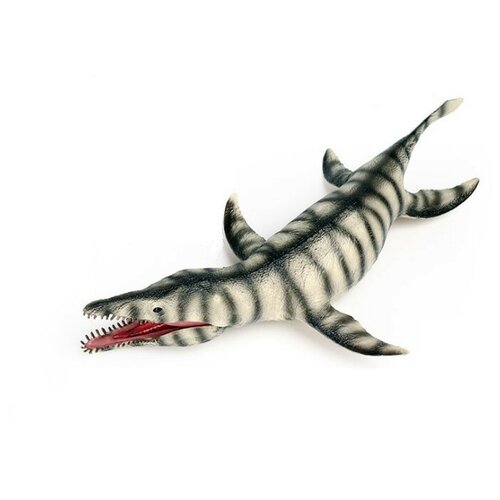 Фигурка Мозазавр Полосатый - Динозавр Jurassic Mosasaurus (28 см.)