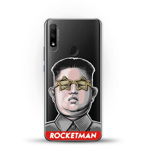 фото Силиконовый чехол rocketman на honor 9x andy & paul