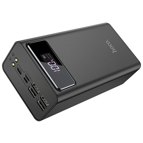 Портативный аккумулятор Hoco J65B 50000mAh, черный, упаковка: коробка портативный аккумулятор hoco j65b 50000mah белый упаковка коробка