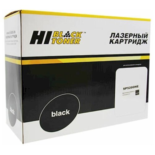 Картридж Hi-Black SP5200HE, черный, для лазерного принтера, совместимый тонер картридж тип sp 5200he aficio sp 5200s 5210sf 5210sr sp 5200dn 5210dn