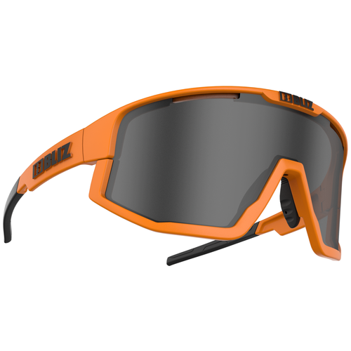 Солнцезащитные очки BLIZ, монолинза, оправа: пластик, спортивные, устойчивые к появлению царапин, с защитой от УФ, оранжевый