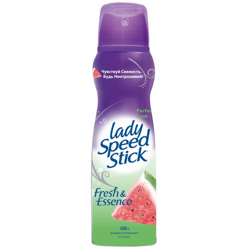 Lady Speed Stick Дезодорант спрей Lady Speed Stick Fresh Essence Арбуз, 150мл RU00213A, 2 шт.