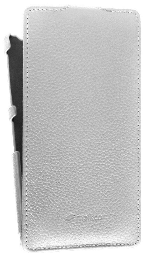 Кожаный чехол для Sony Xperia Z2 Melkco Premium Leather Case - Jacka Type (White LC)