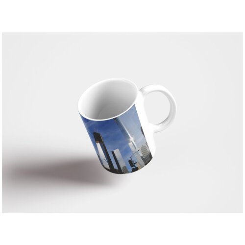 фото Кружка "нью-йорк, строительство, торговый центр 320 мл. белая" lotsprints
