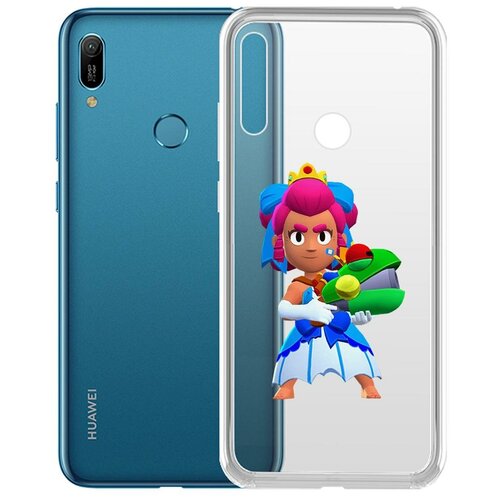 фото Чехол-накладка clear case brawl stars-принцесса шелли для huawei y6 (2019)/y6s/honor 8a/8a pro/8a pr krutoff group