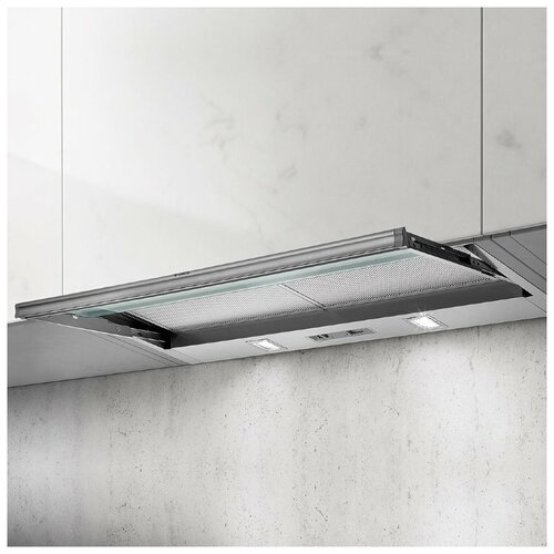 Встраиваемый вытяжной шкаф ELICA Встраиваемая 56 см 700 кубммин LED нержстальстекло 2219000₽