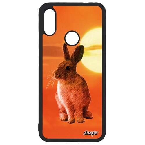фото Красивый чехол на смартфон // xiaomi redmi note 7 // "кролик" дизайн трус, utaupia, оранжевый