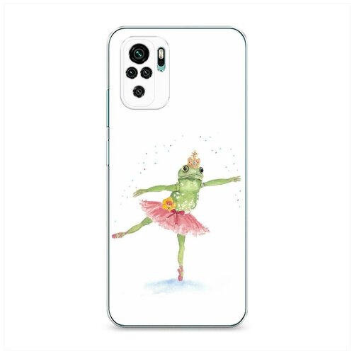 фото Силиконовый чехол "лягушка-балерина" на xiaomi redmi note 10 / сяоми редми нот 10 case place
