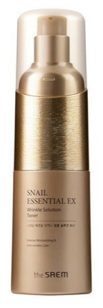 Антивозрастной улиточный тонер для лица премиум-класса The SAEM Snail Essential EX Wrinkle Solution Toner (150 мл)