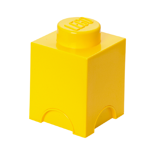 фото Ящик для хранения 1, lego (желтый)