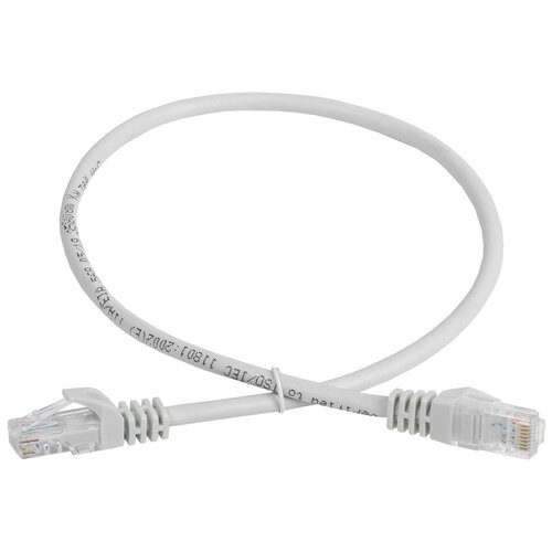 Патч-корд ITK PC01-C5EU-05M-G UTP вилка RJ-45-вилка RJ-45 кат.5е 0.5м серый ПВХ (упаковка: 1 штука)