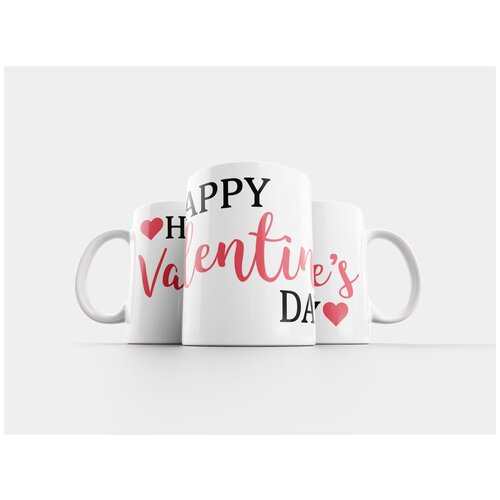 фото Кружка "счастливого дня святого валентина, валентинка, валентинки" 320 мл lotsprints