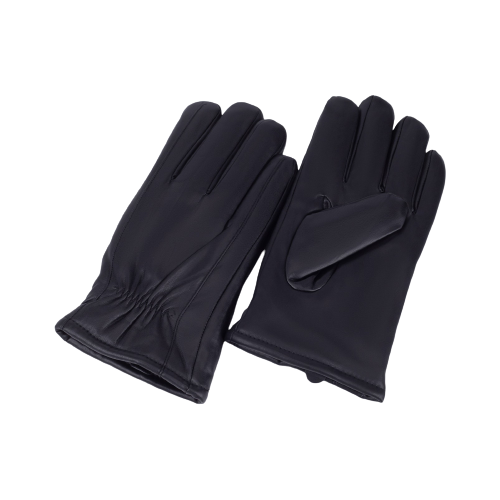 Перчатки мужские, размер 12.5, утеплитель искусственный мех, цвет чёрный