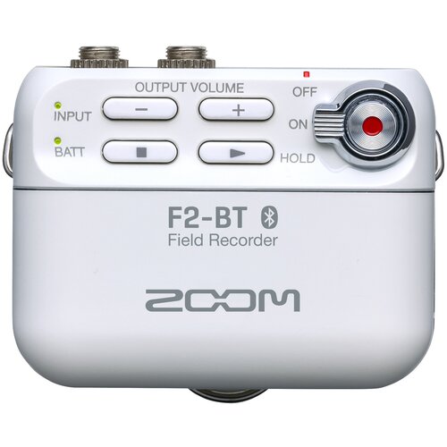 Рекордер Zoom F2-BT, полевой, стерео, bluetooth, белый