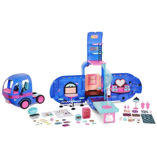 фото Игровой набор mga entertainment lol surprise glamper fashion camper-electric blue обновленный автобус 569459 55+ сюрпризов l.o.l.