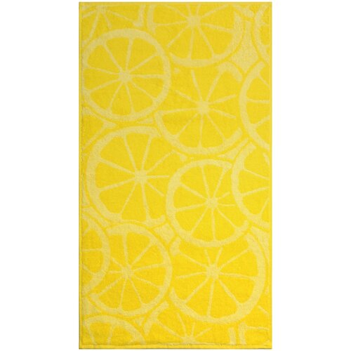 Полотенце ДМ-Люкс Lemon color банное, 150х100 см, Желтый