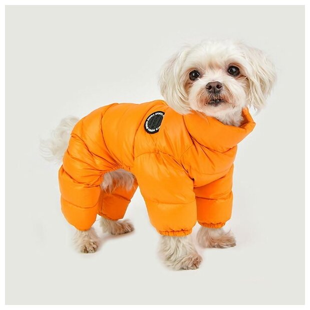 Комбинезон для собак, сверхлегкий PUPPIA "Jumpesuit А", оранжевый, XXL (Южная Корея)