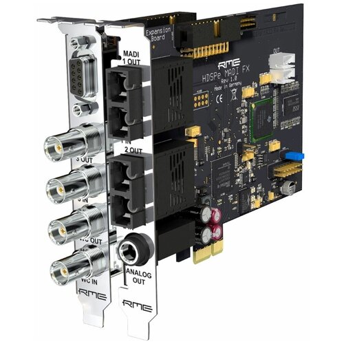 RME HDSPe MADI FX - 390 канальная 24 Bit/192 kHz Triple MADI PCI Express карта