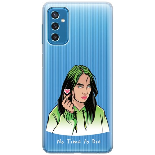 Силиконовый чехол с принтом No Time To Die для Samsung Galaxy M52 5G / Самсунг М52 силиконовый чехол с принтом dream on для samsung galaxy m52 5g самсунг м52