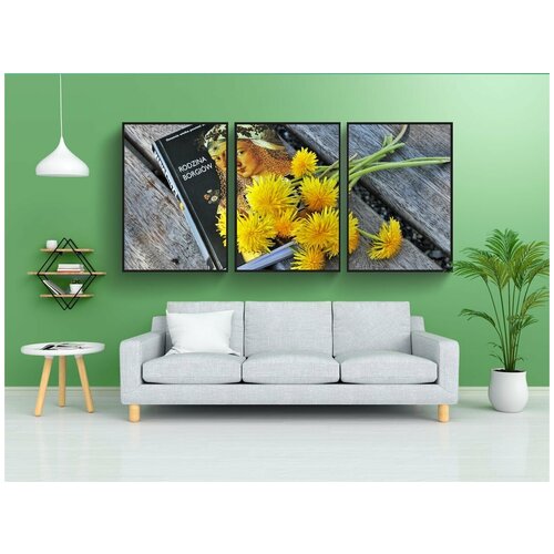 фото Набор модулных постеров для интерьера "монахини, завод, крупным планом" 60x90 см. в тубусе, без рамки lotsprints