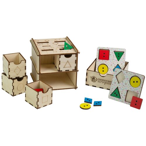 Комодик куб геометрические фигуры с гравировкой