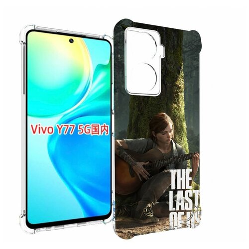 Чехол MyPads The Last of Us Part II для Vivo Y77 5G задняя-панель-накладка-бампер