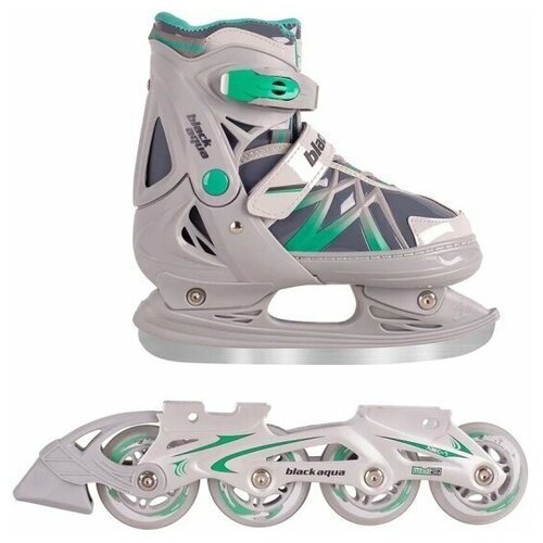 Коньки BlackAqua AS-410 (р.35-38, фуксия)