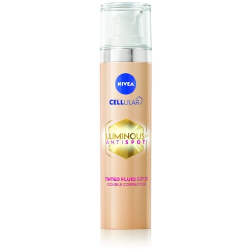 Тональный крем-флюид Nivea LUMINOUS 630 (Люминос 630) SPF 20 против пигментации, 40 мл.