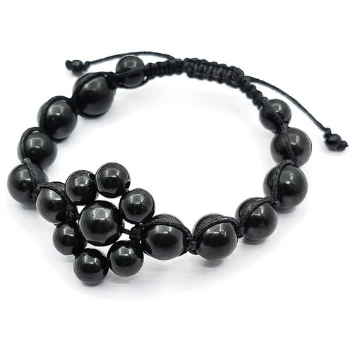 фото Браслет шамбала "цветок" планета шунгита