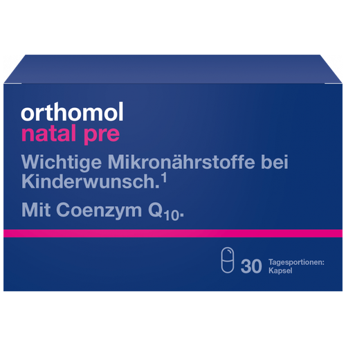 Витаминный комплекс Orthomol Natal Pre/ Витамины для подготовки к беременности