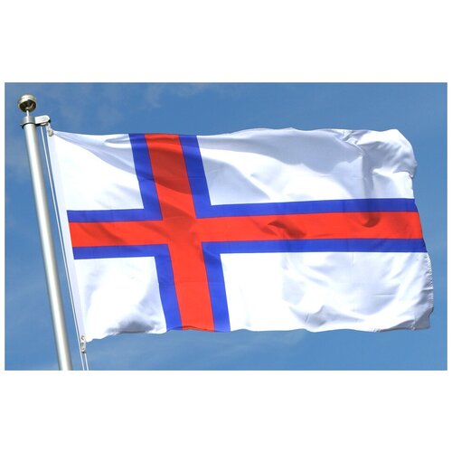 Флаг Фарерских островов 90х135 см флаг британских виргинских островов 90х135 см