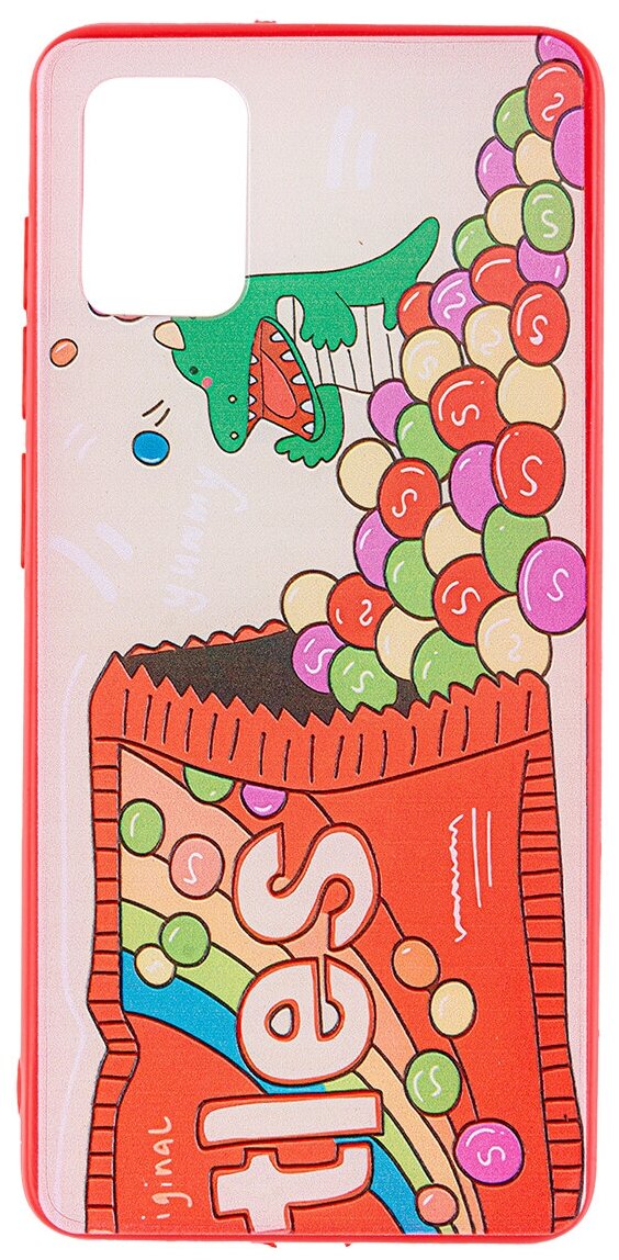 Чехол дизайнерский для Samsung Galaxy A51. Skittles.