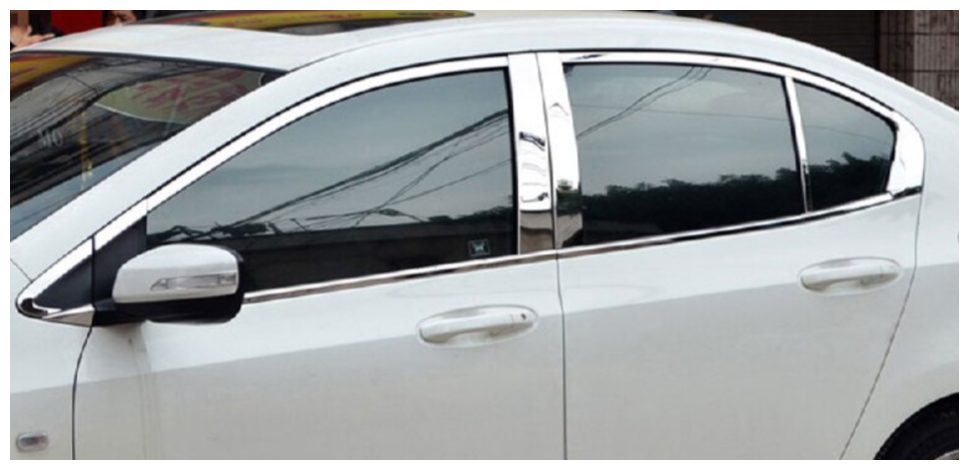 Глянцевая самоклеящаяся виниловая пленка хром серебро для авто, 50 x 152 см
