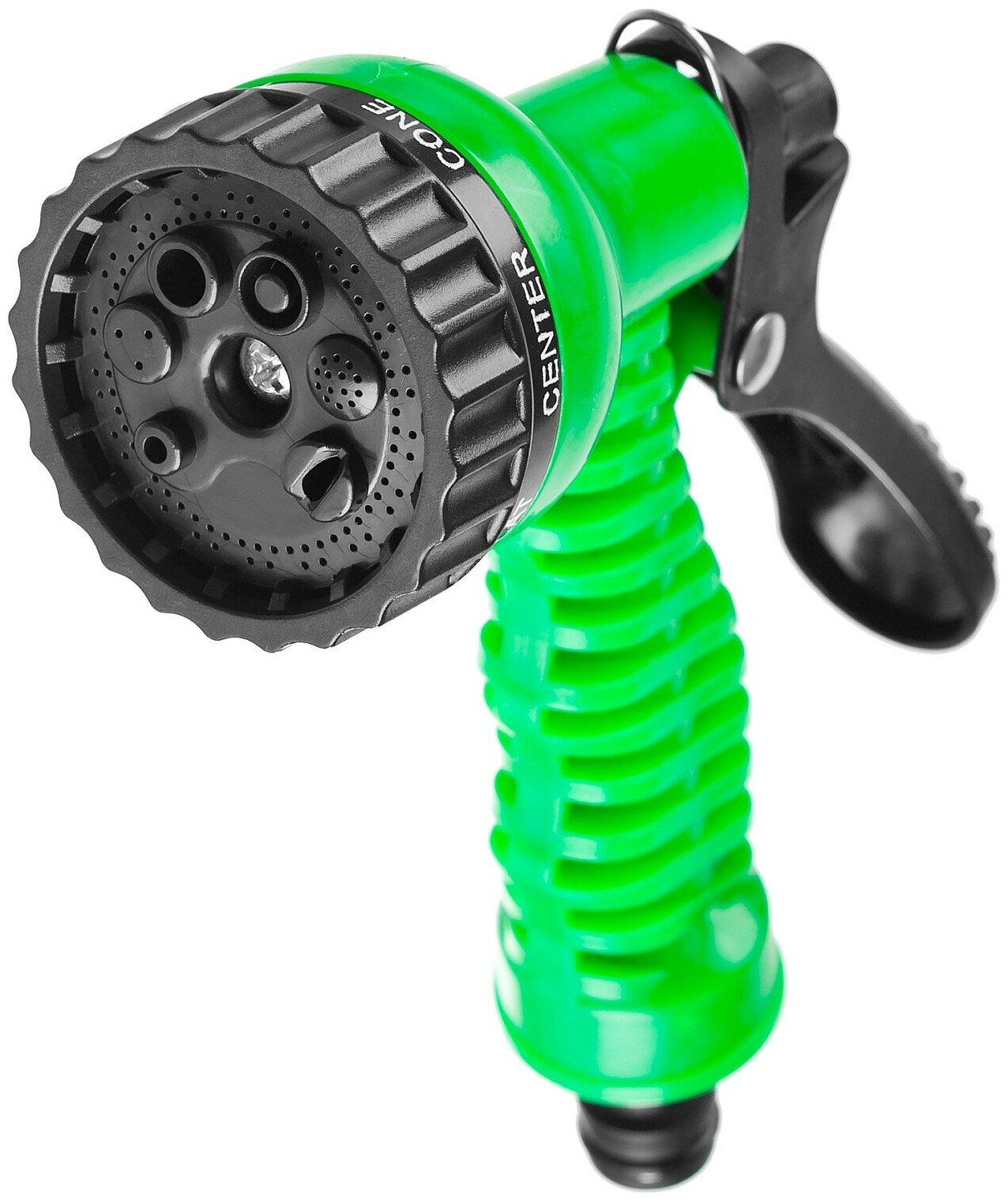 Пистолет-распылитель воды высокого давления / Регулируемый разбрызгиватель для полива сада / Зеленый