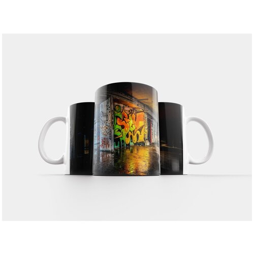 фото Кружка "городской, склад, фабрика" 320 мл lotsprints