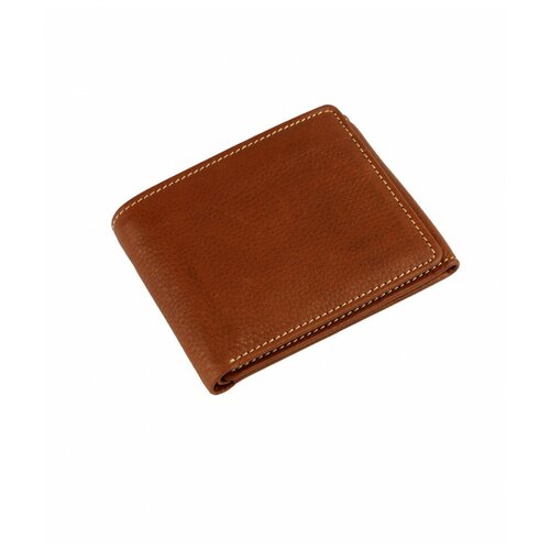 Кошелек BUFALO, фактура гладкая, оранжевый minimalist wallet men leather slim small thin men wallet crazy horse leather men purse mini smart wallet mens genuine leather